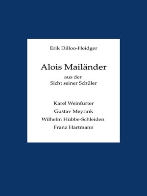 cover image of Alois Mailänder aus der Sicht seiner Schüler